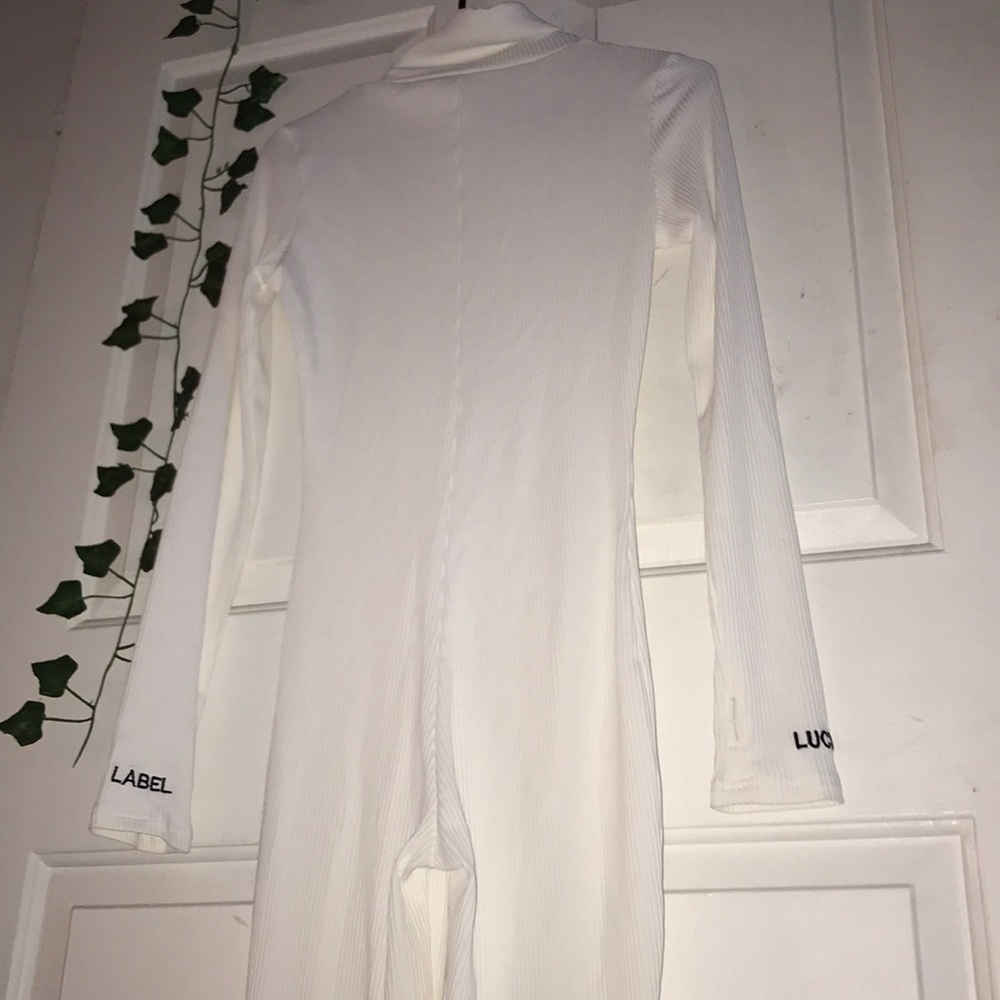 White Full-Body Jumpsuit
